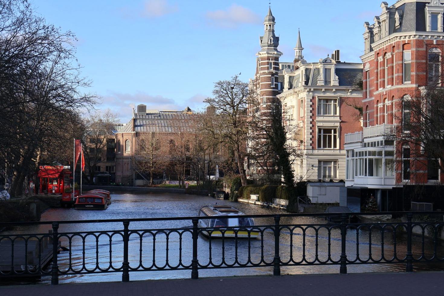 Amsterdam canal view from Crestfieldlabs Hotel